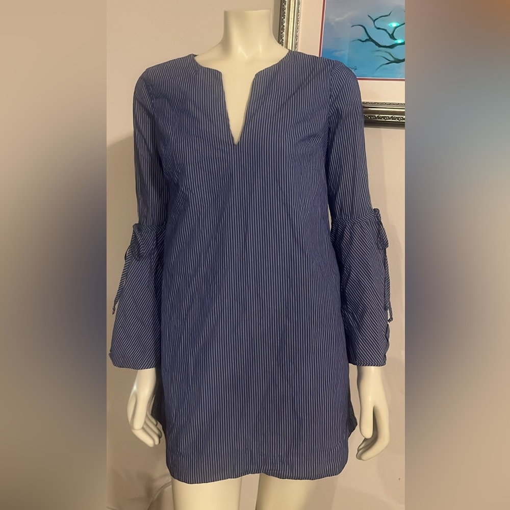 Socialite Striped Shirt Dress